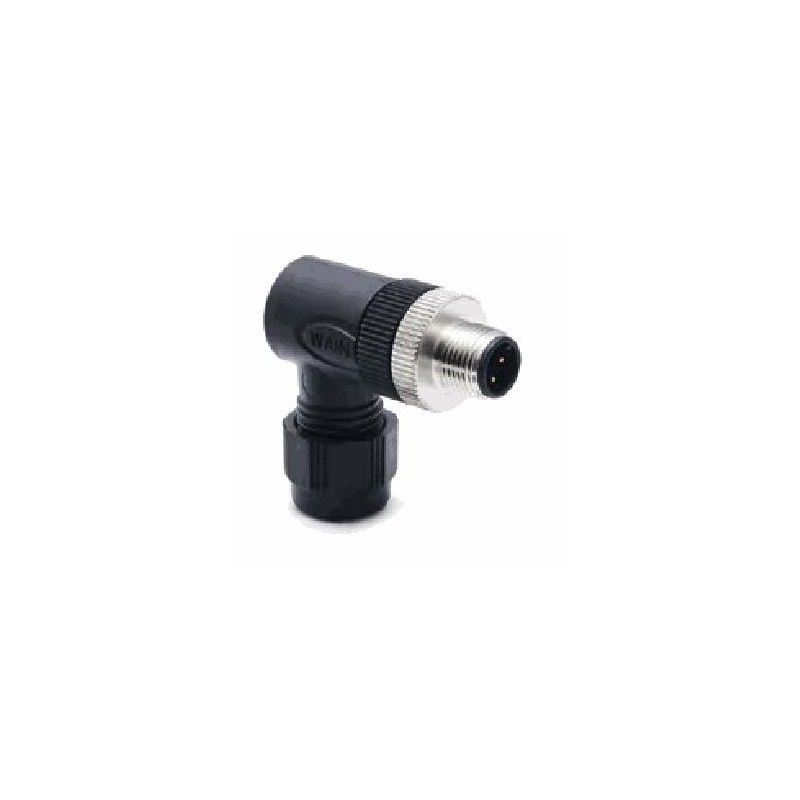 Connecteur mâle M12, 8 pol., codage A IP67, 2A, non-blindé